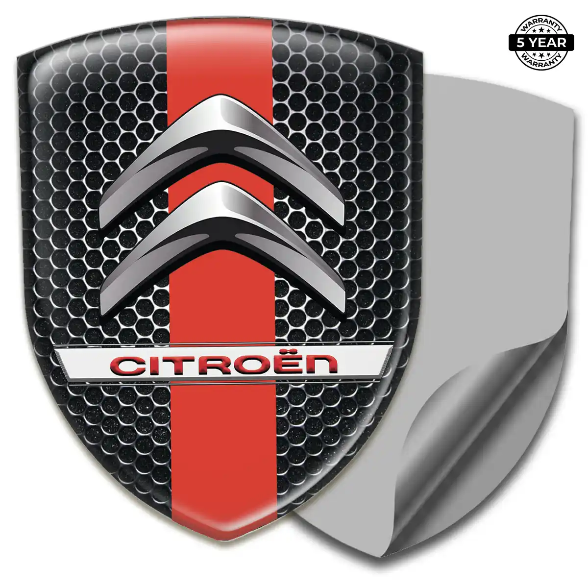 Citroen Epoxy Domed Sticker Cabin Style