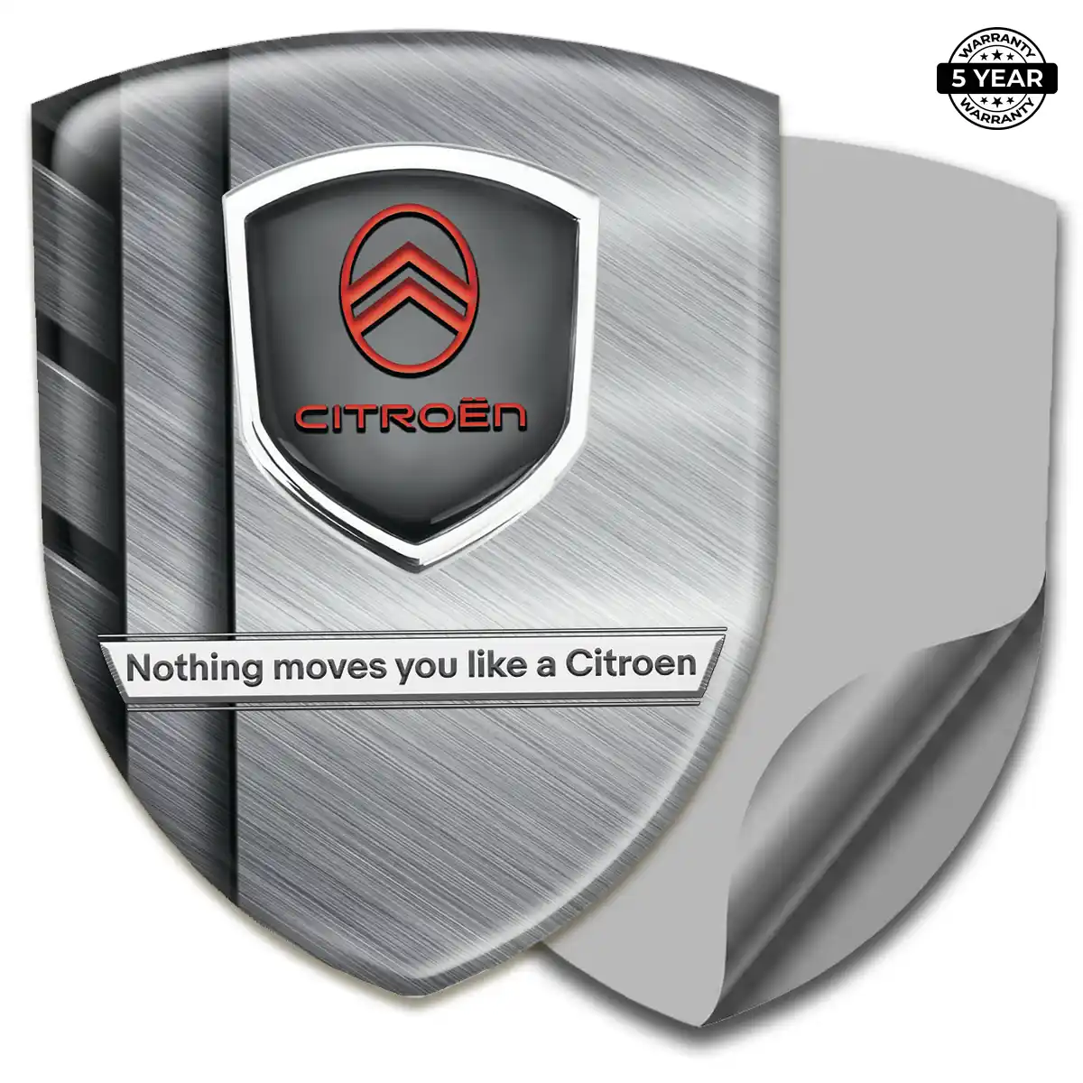 Citroen Epoxy Domed Sticker Exterior Luxe
