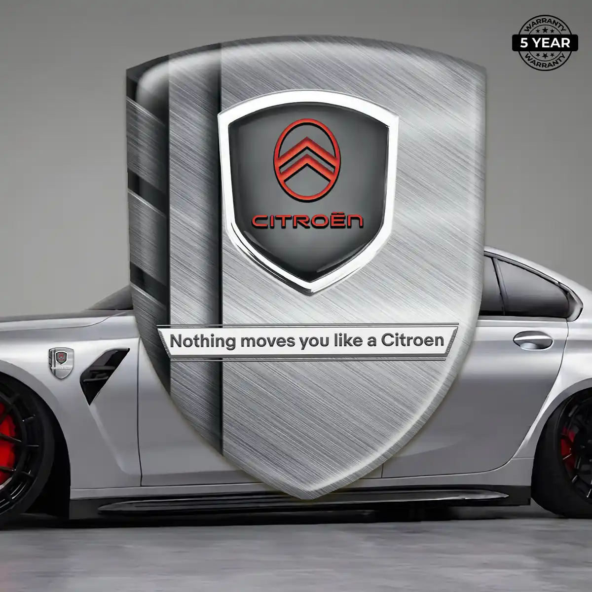 Citroen Epoxy Domed Sticker Exterior Luxe