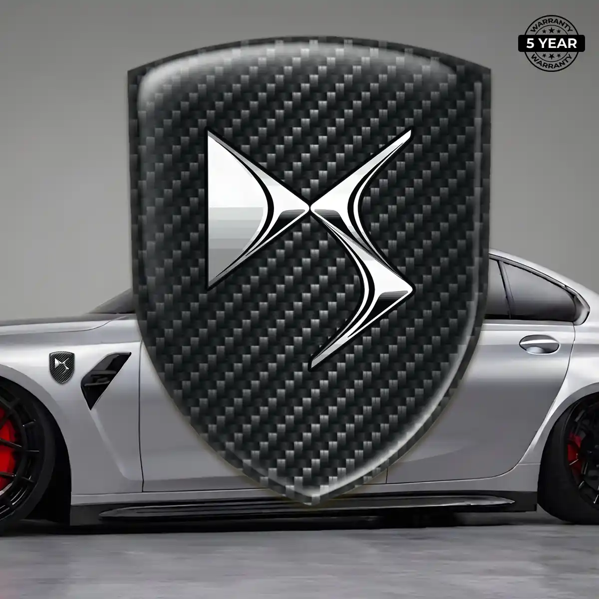 Citroen Epoxy Domed Sticker Interior Elegance