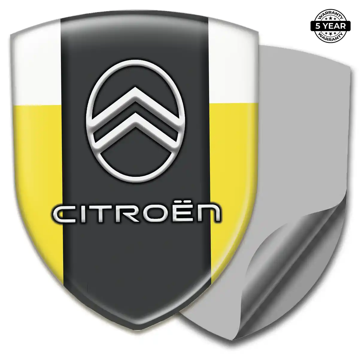 Citroen Epoxy Domed Sticker Interior Luxe