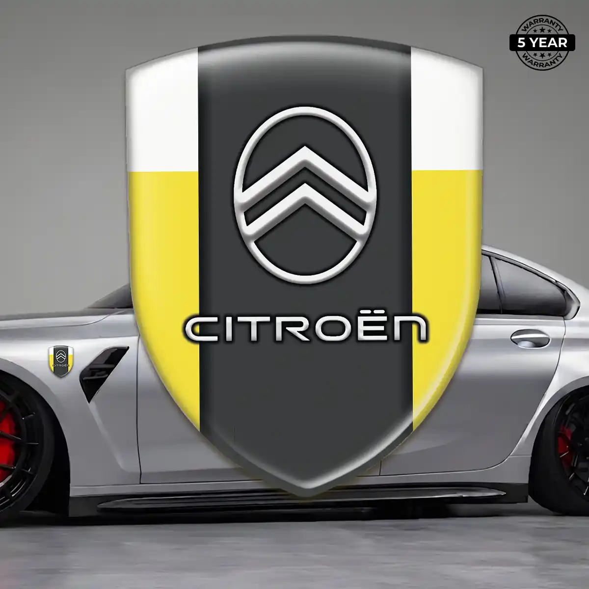 Citroen Epoxy Domed Sticker Interior Luxe