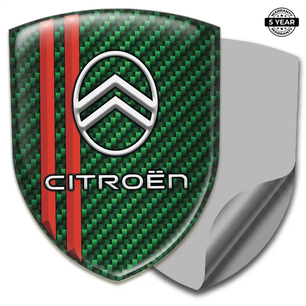 Citroen Epoxy Domed Sticker Premium Dome
