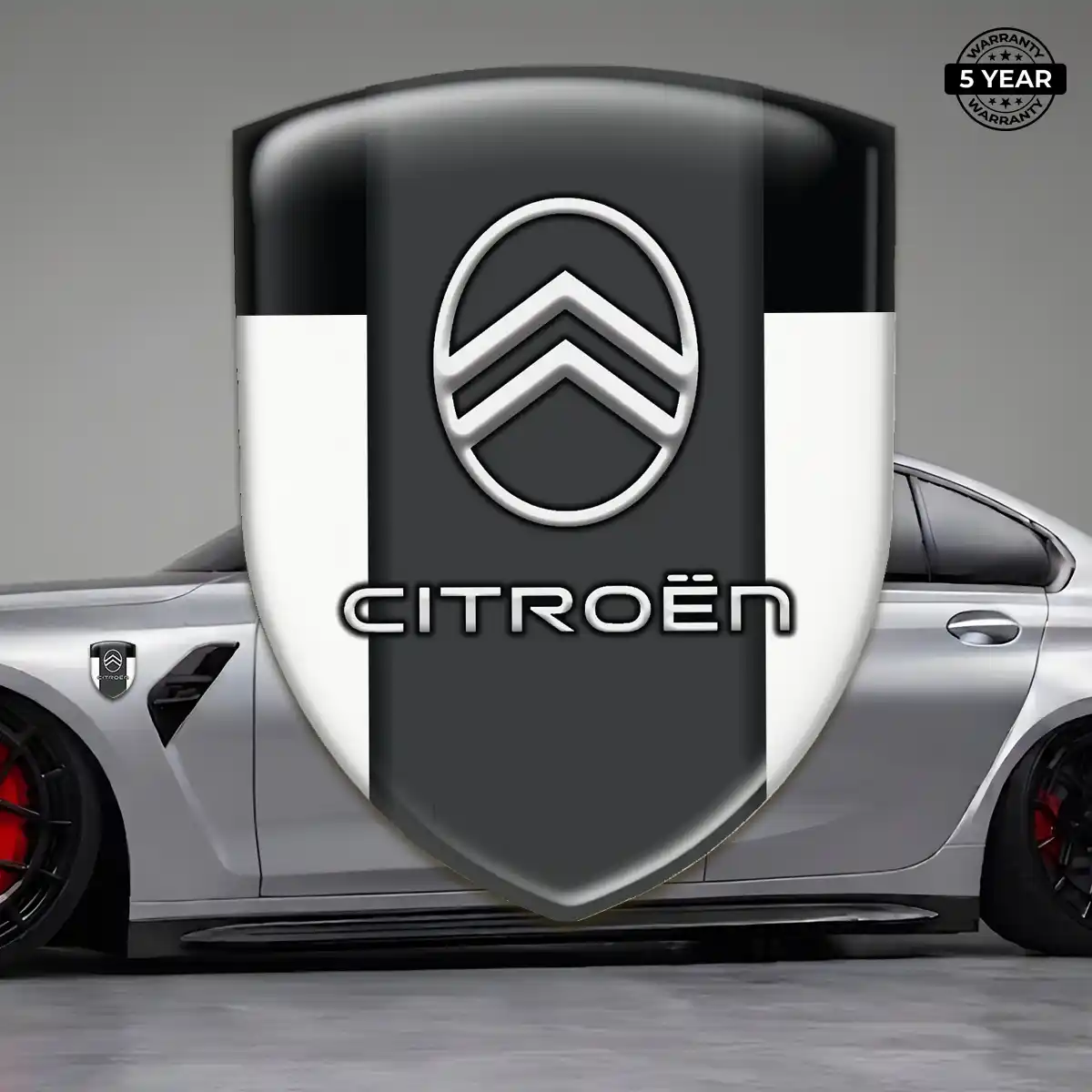 Citroen Epoxy Domed Sticker Prestige Line