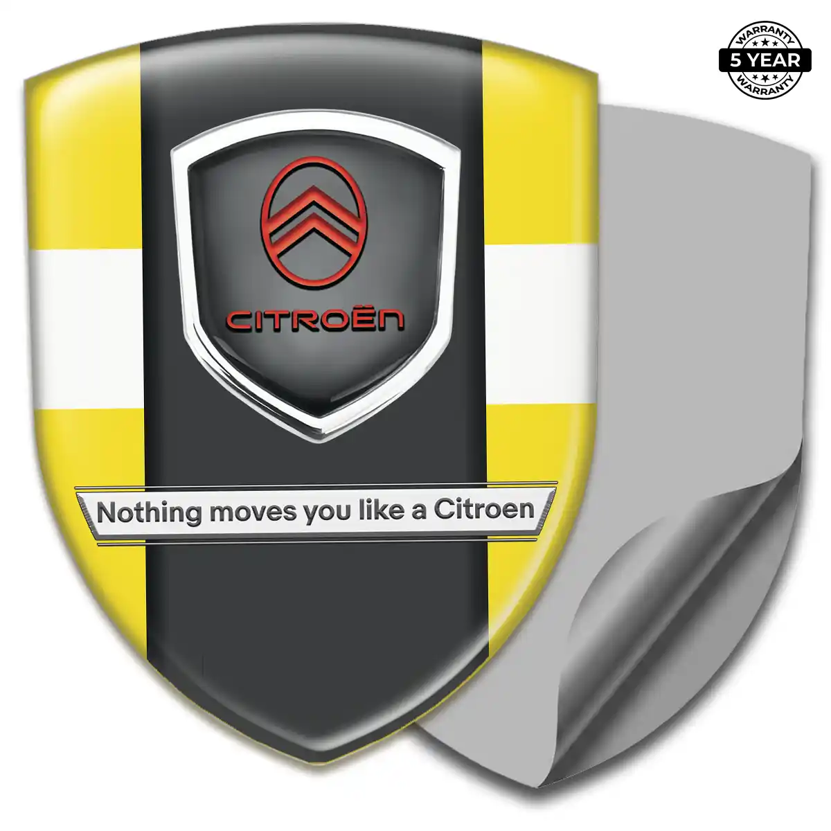 Citroen Epoxy Domed Sticker Signature Grade