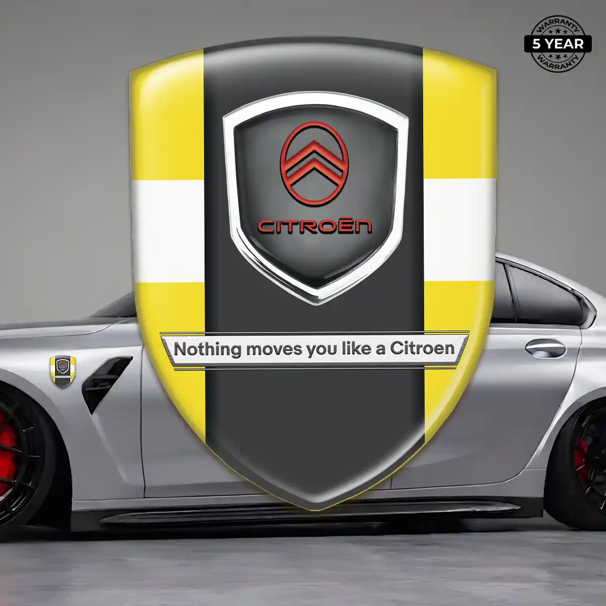 Citroen Epoxy Domed Sticker Signature Grade