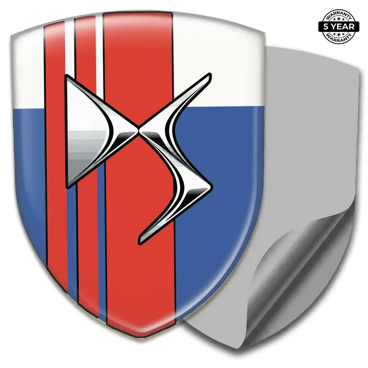 Citroen Gel Badge Sticker Cabin Style