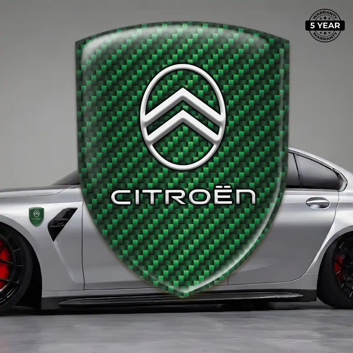 Citroen Gel Badge Sticker Elite Finish