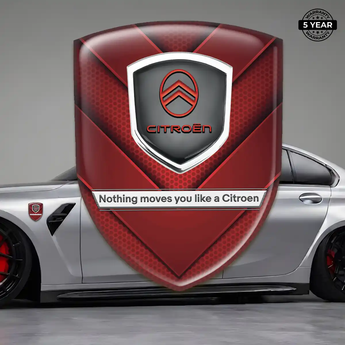 Citroen Gel Badge Sticker Exterior Luxe