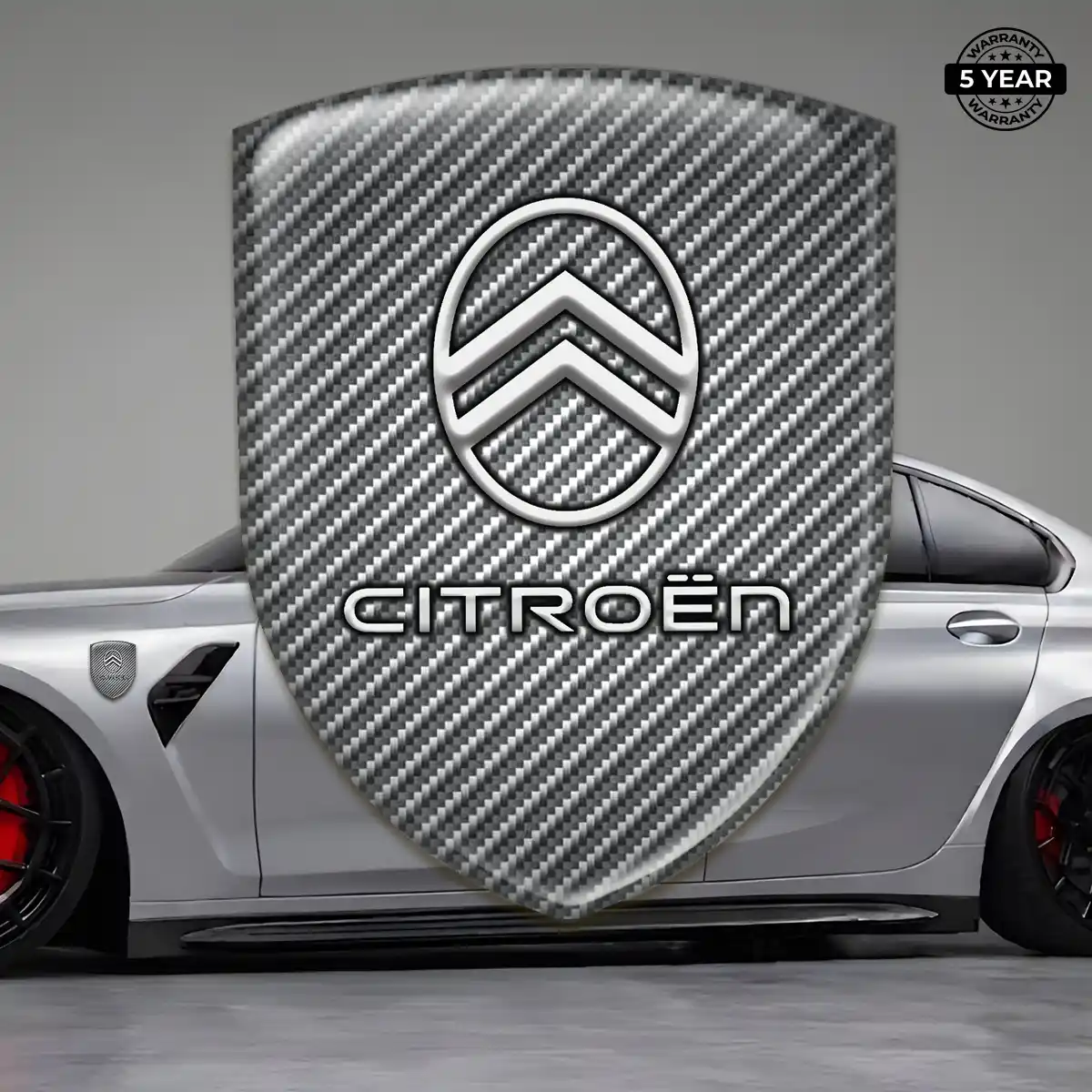 Citroen Gel Badge Sticker Opulent Line