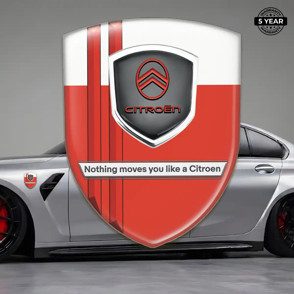 Citroen Gel Badge Sticker Premium Dome