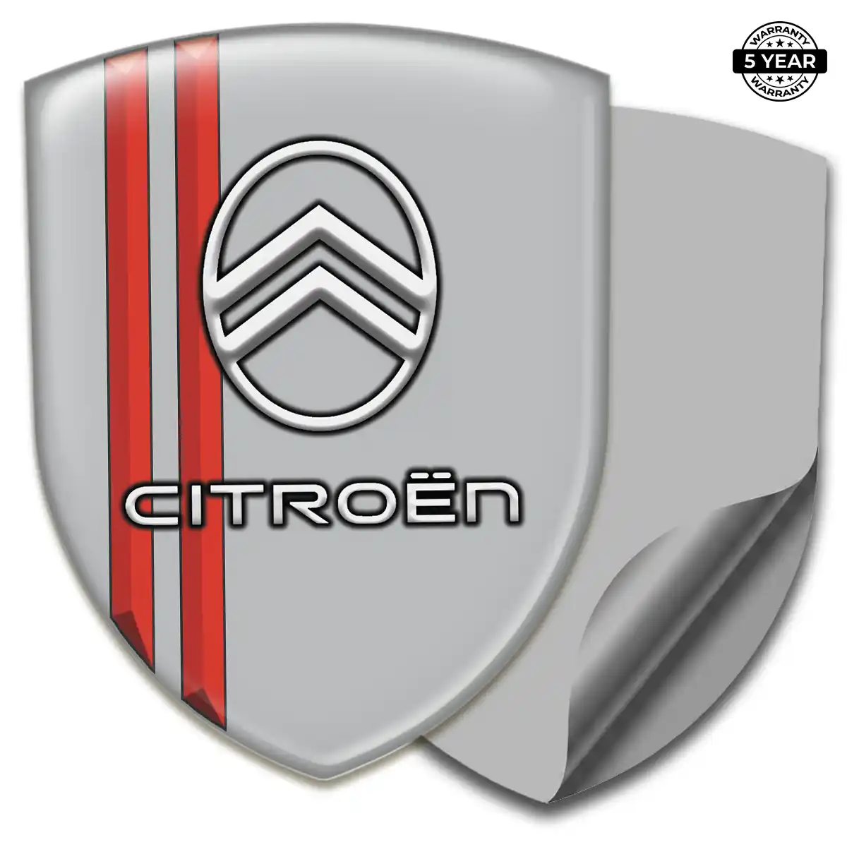 Citroen Gel Badge Sticker Resin Elite