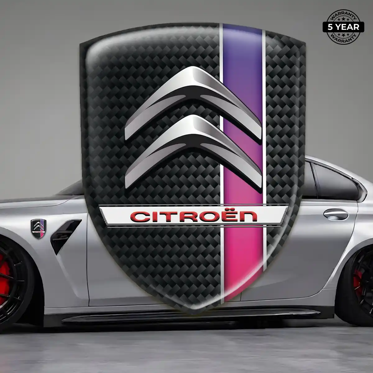 Citroen Gel Emblem Sticker Elite Finish