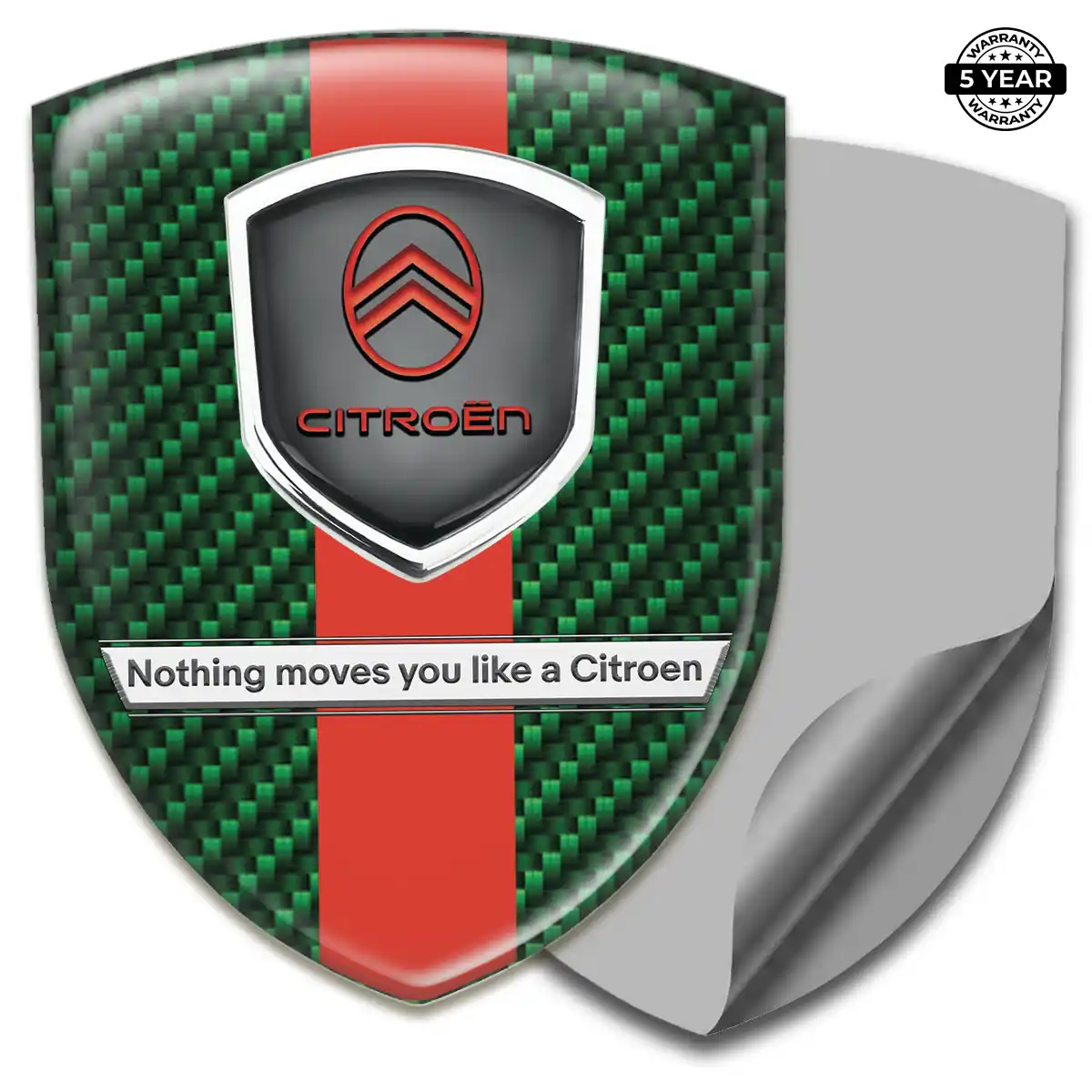 Citroen Gel Emblem Sticker Interior Luxe
