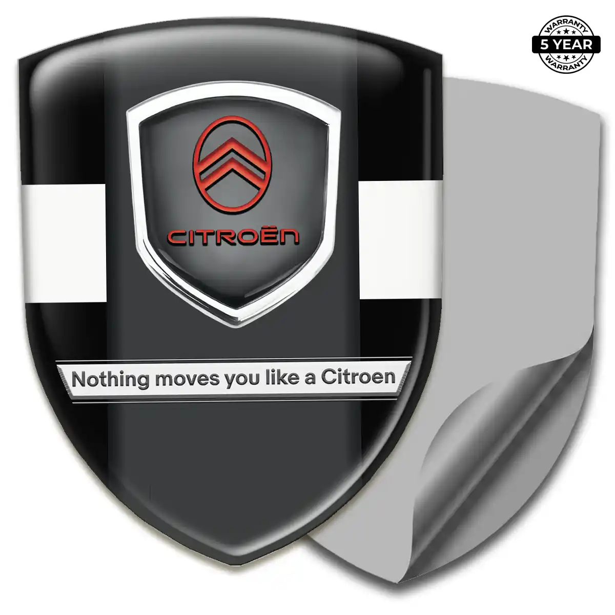 Citroen Gel Emblem Sticker Noble Edition