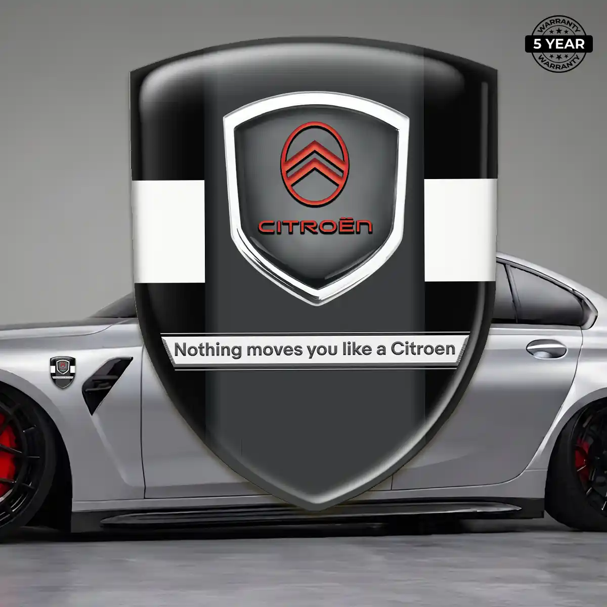 Citroen Gel Emblem Sticker Noble Edition