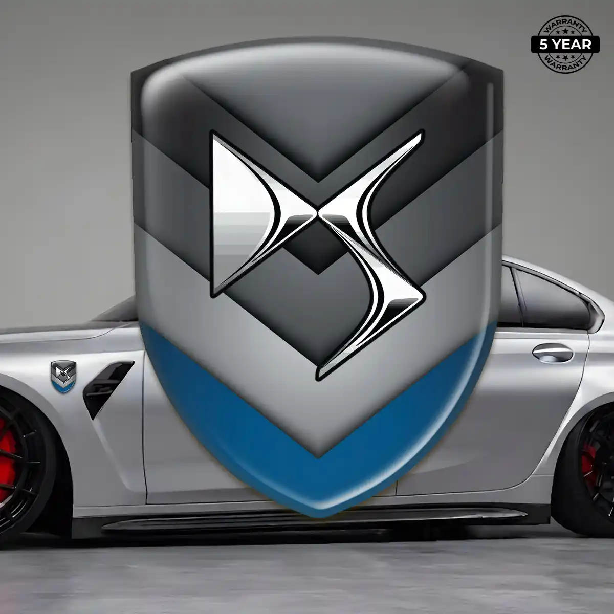 Citroen Gel Emblem Sticker Sleek Style