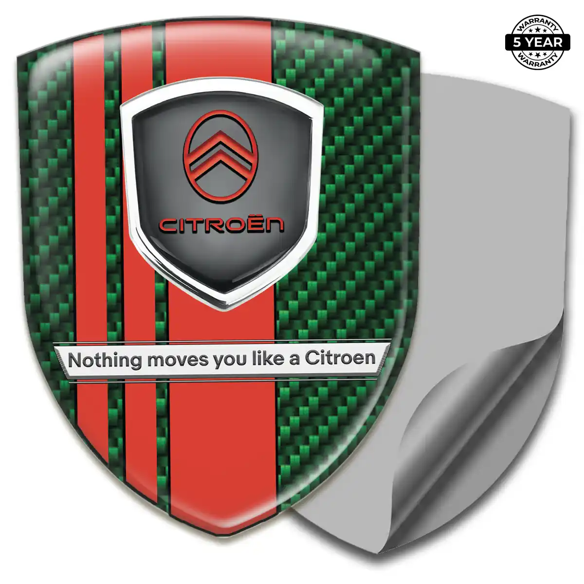 Citroen Gel Emblem Sticker Superior Craft