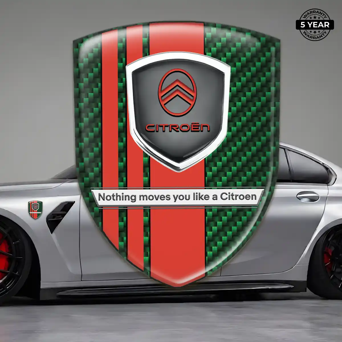 Citroen Gel Emblem Sticker Superior Craft