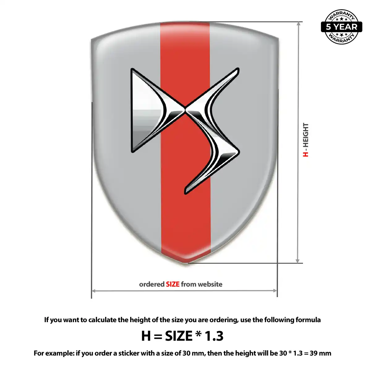 Citroen Logo Badge Opulent Line