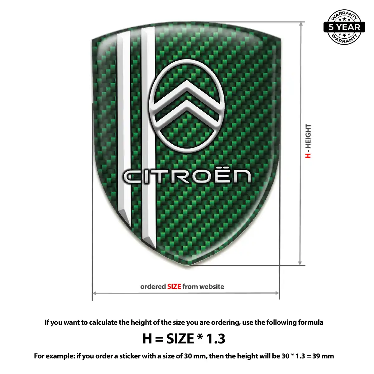 Citroen Logo Emblem Deluxe Edition