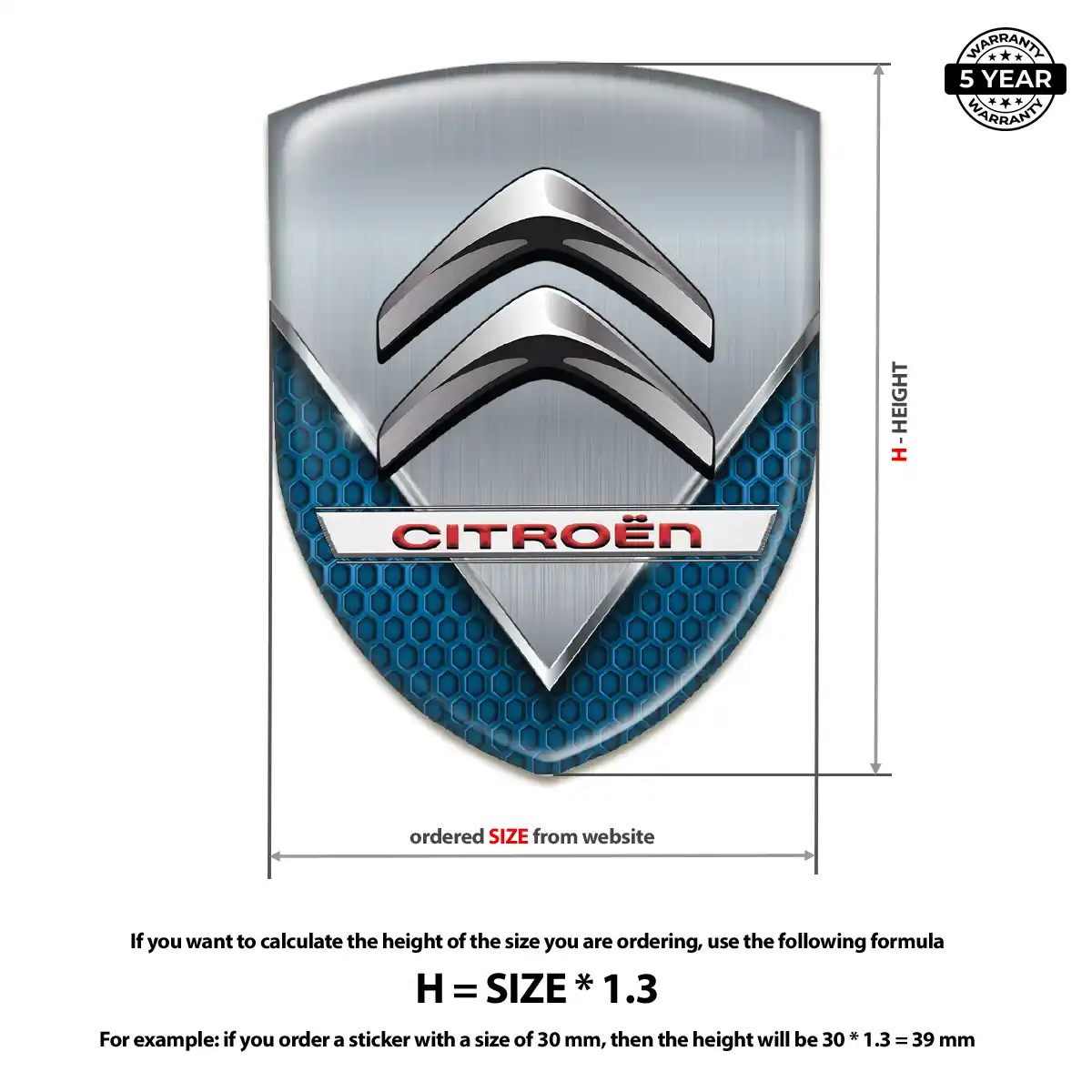 Citroen Logo Emblem Interior Luxe