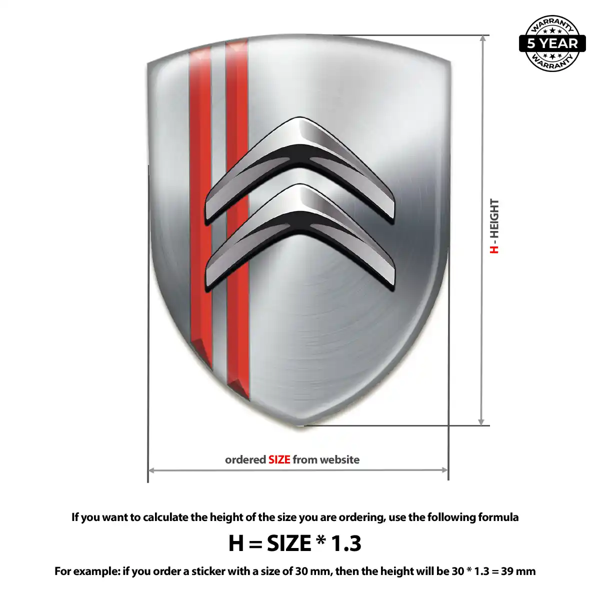 Citroen Logo Emblem Prime Quality