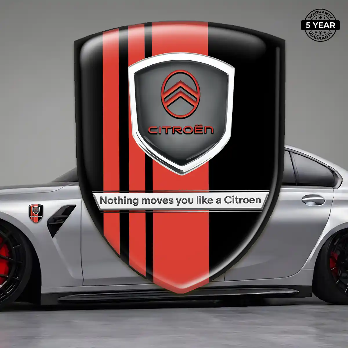Citroen Logo Emblem Signature Grade