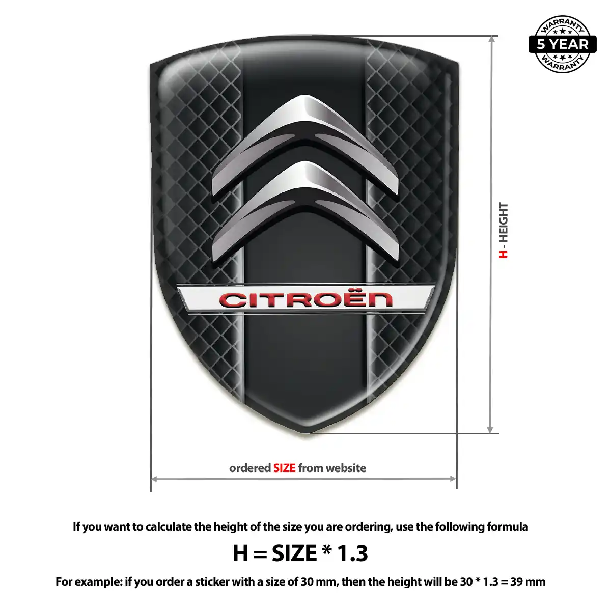 Citroen Logo Emblem Superior Craft
