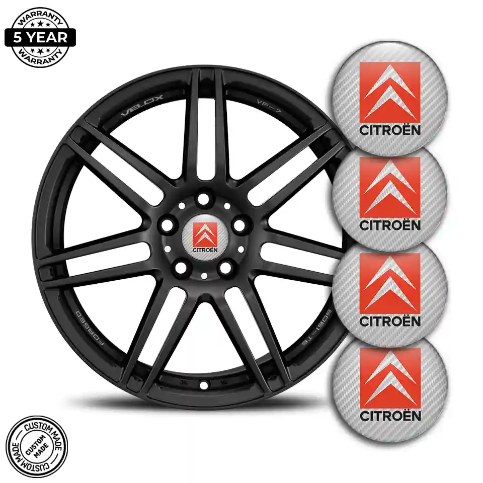 Citroen Logo Silicone Sticker High Quality