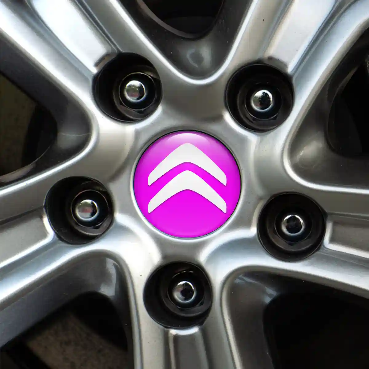 Citroen Logo Silicone Sticker Premium Edition