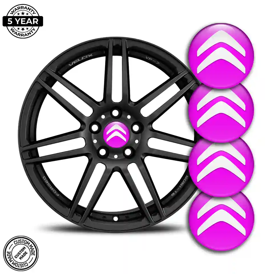 Citroen Logo Silicone Sticker Premium Edition