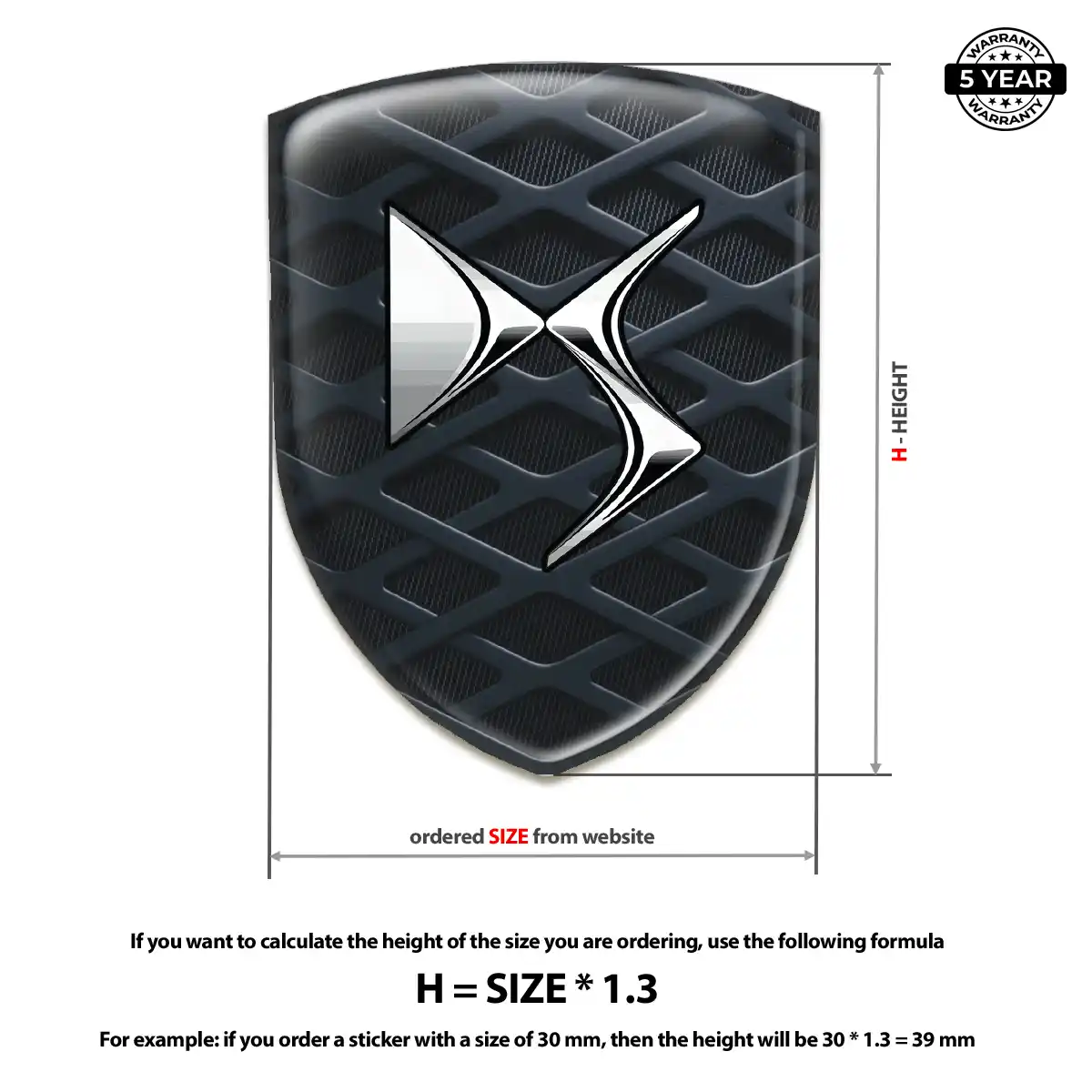 Citroen Logo Sticker Noble Edition