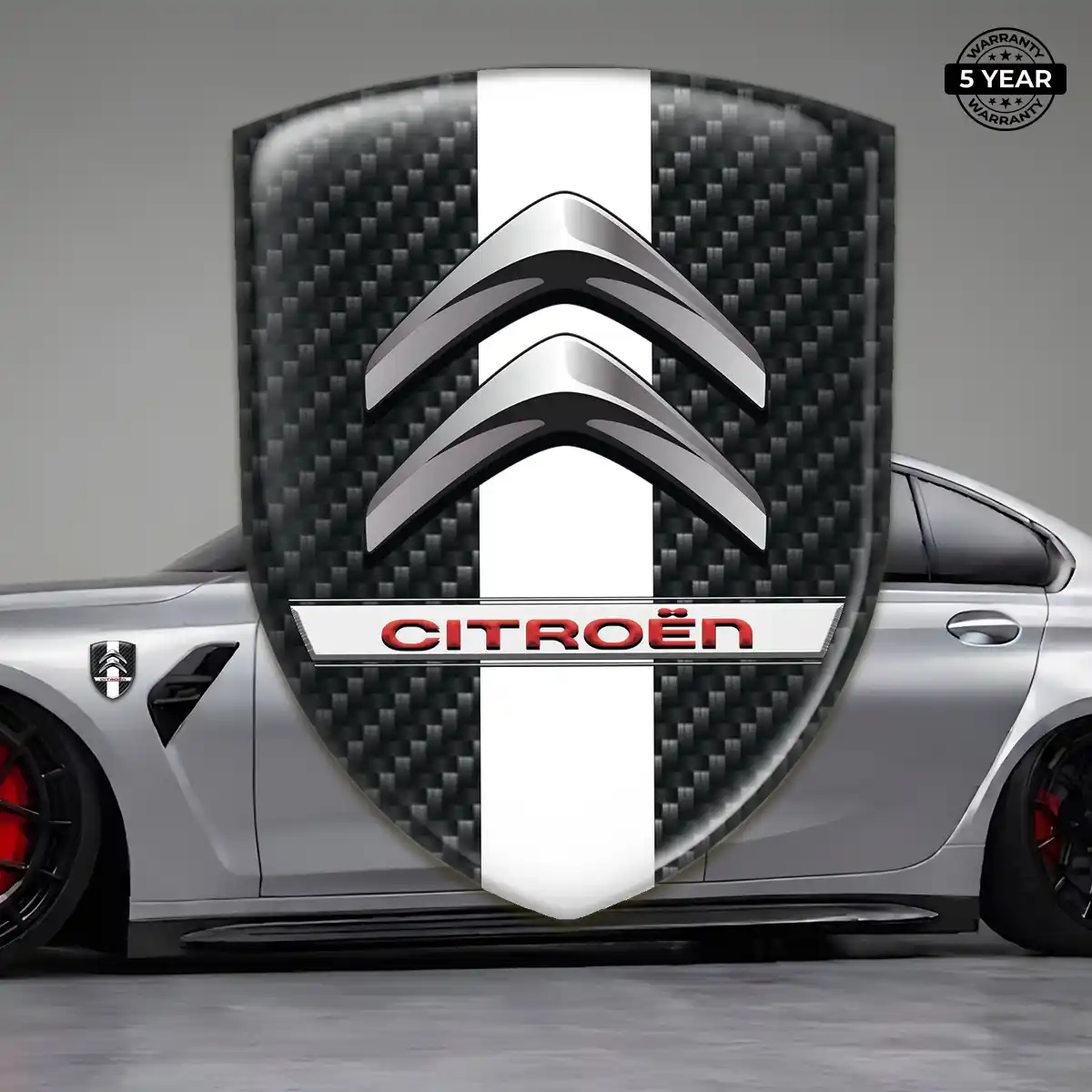 Citroen Logo Sticker Premium Dome