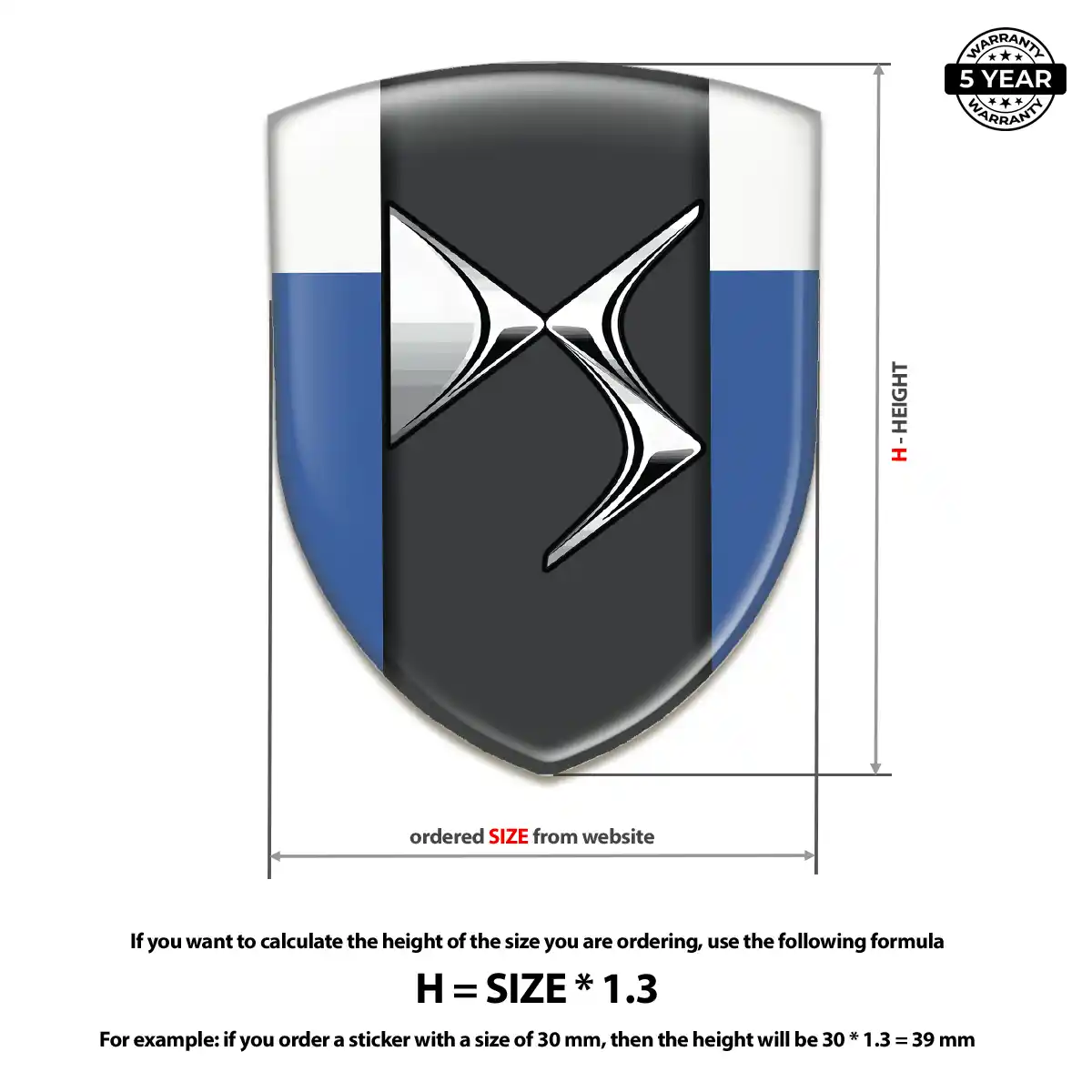 Citroen Logo Sticker Superior Craft