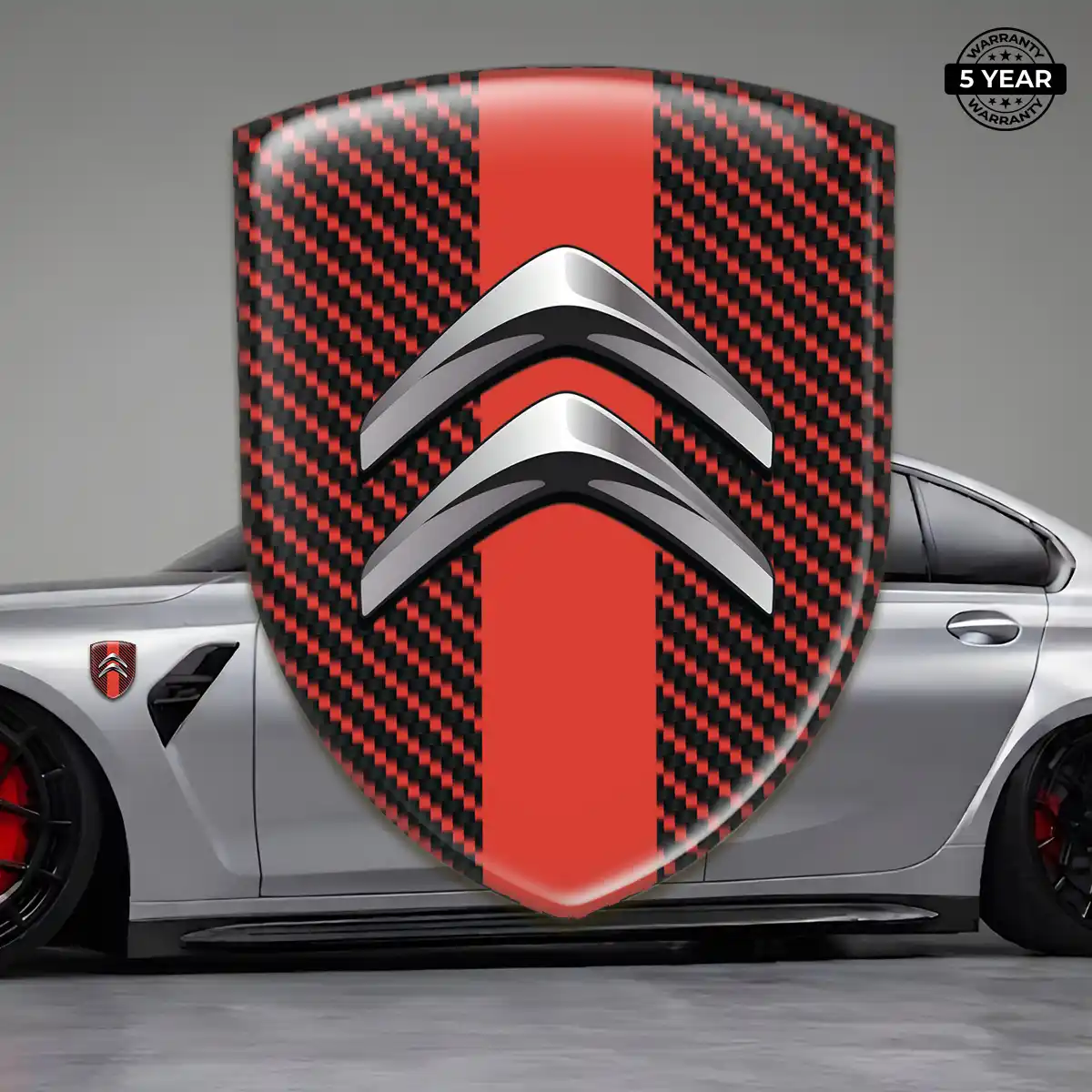 Citroen Polyurethane Domed Sticker Exterior Luxe