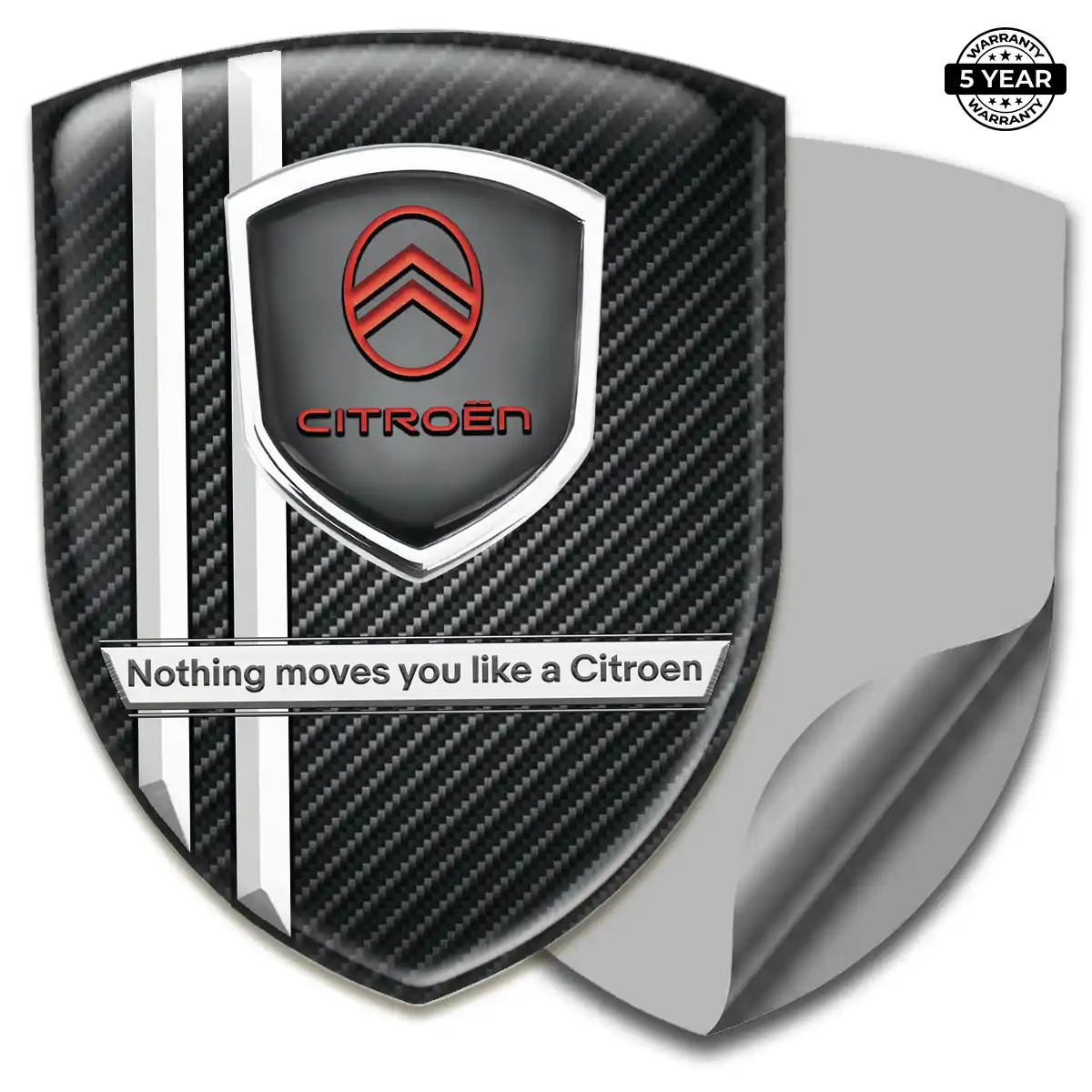 Citroen Polyurethane Domed Sticker Noble Edition