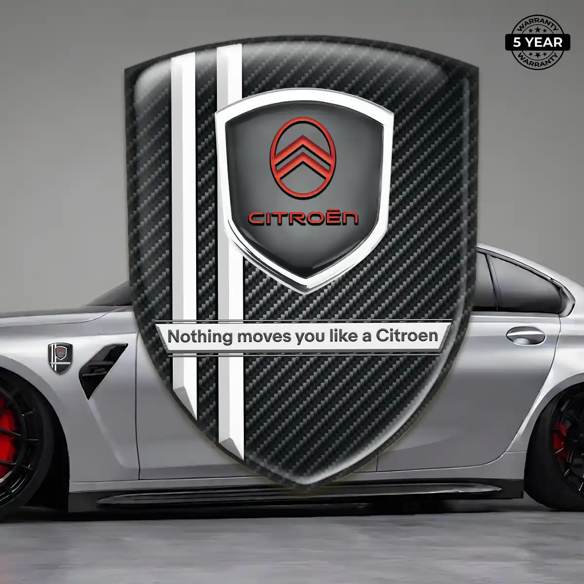 Citroen Polyurethane Domed Sticker Noble Edition