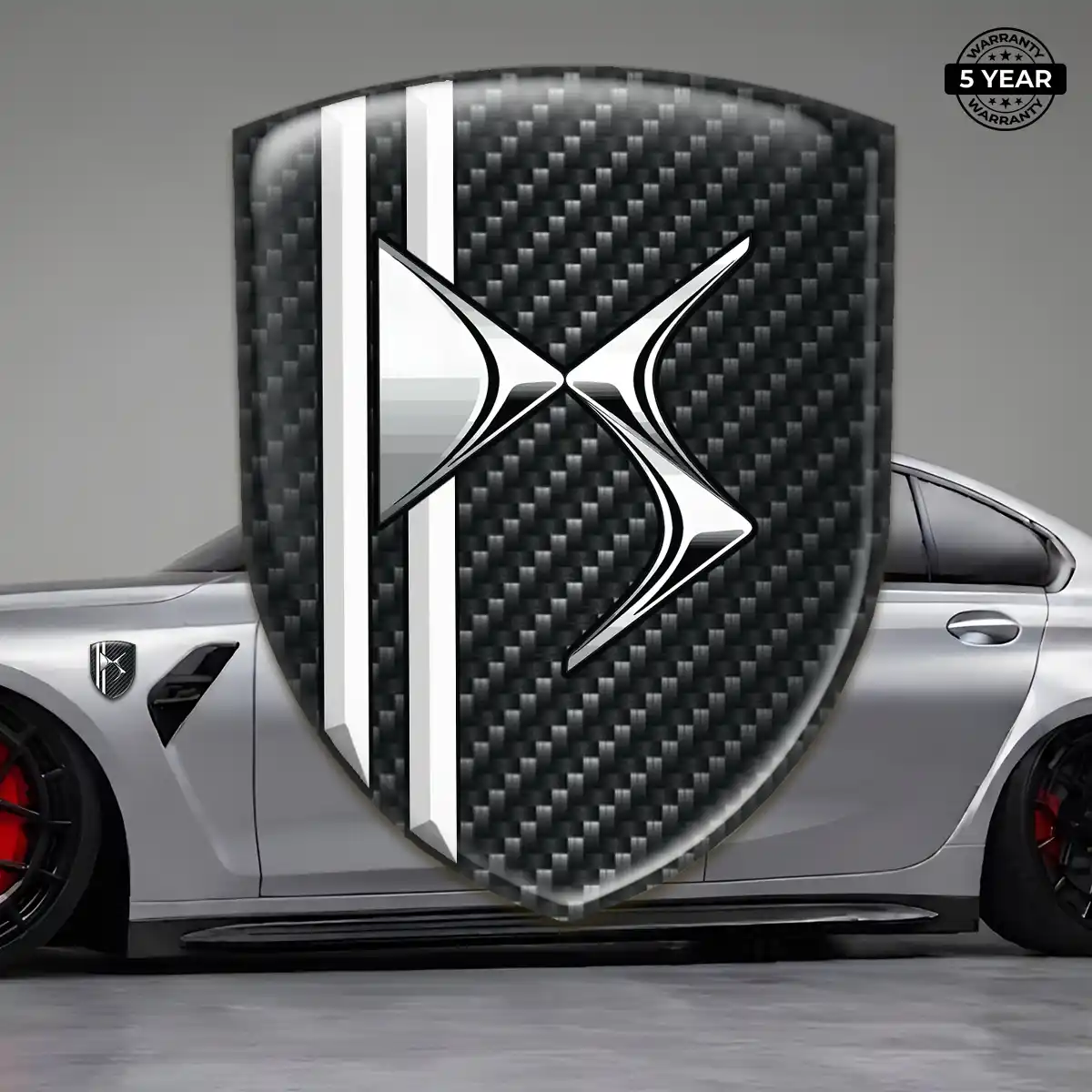 Citroen Polyurethane Domed Sticker Outer Style