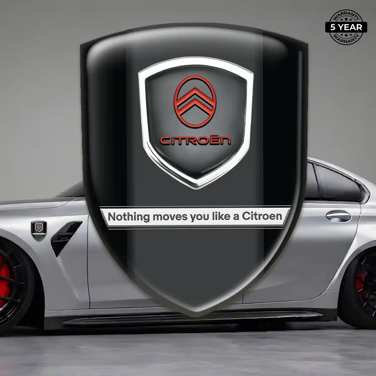 Citroen Polyurethane Domed Sticker Prestige Line