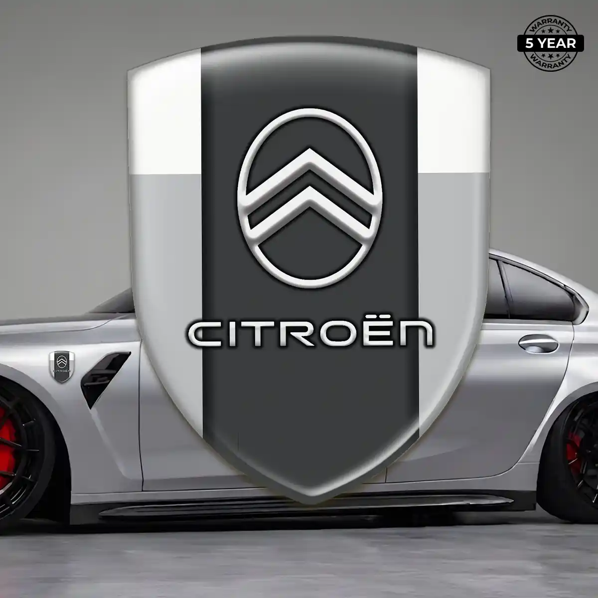Citroen Polyurethane Domed Sticker Refined Design