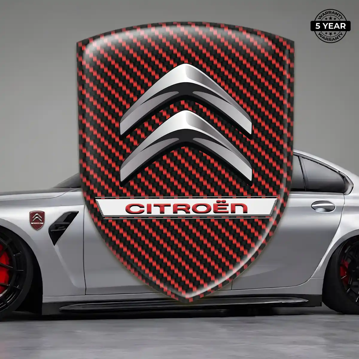 Citroen Polyurethane Domed Sticker Signature Grade