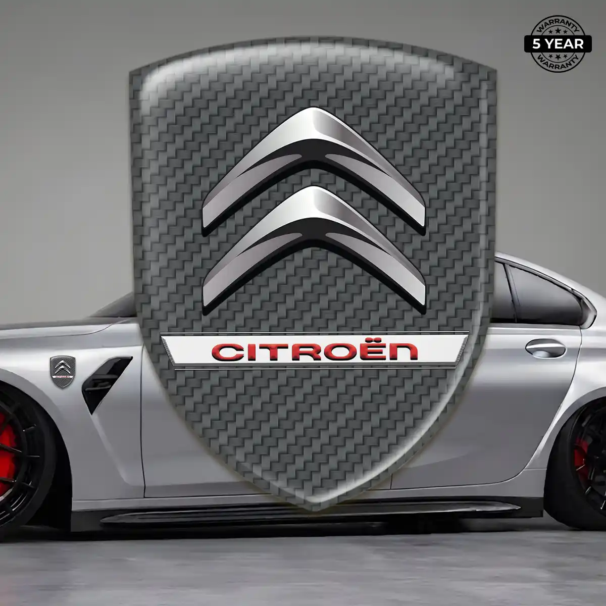 Citroen Resin Badge Sticker Deluxe Edition