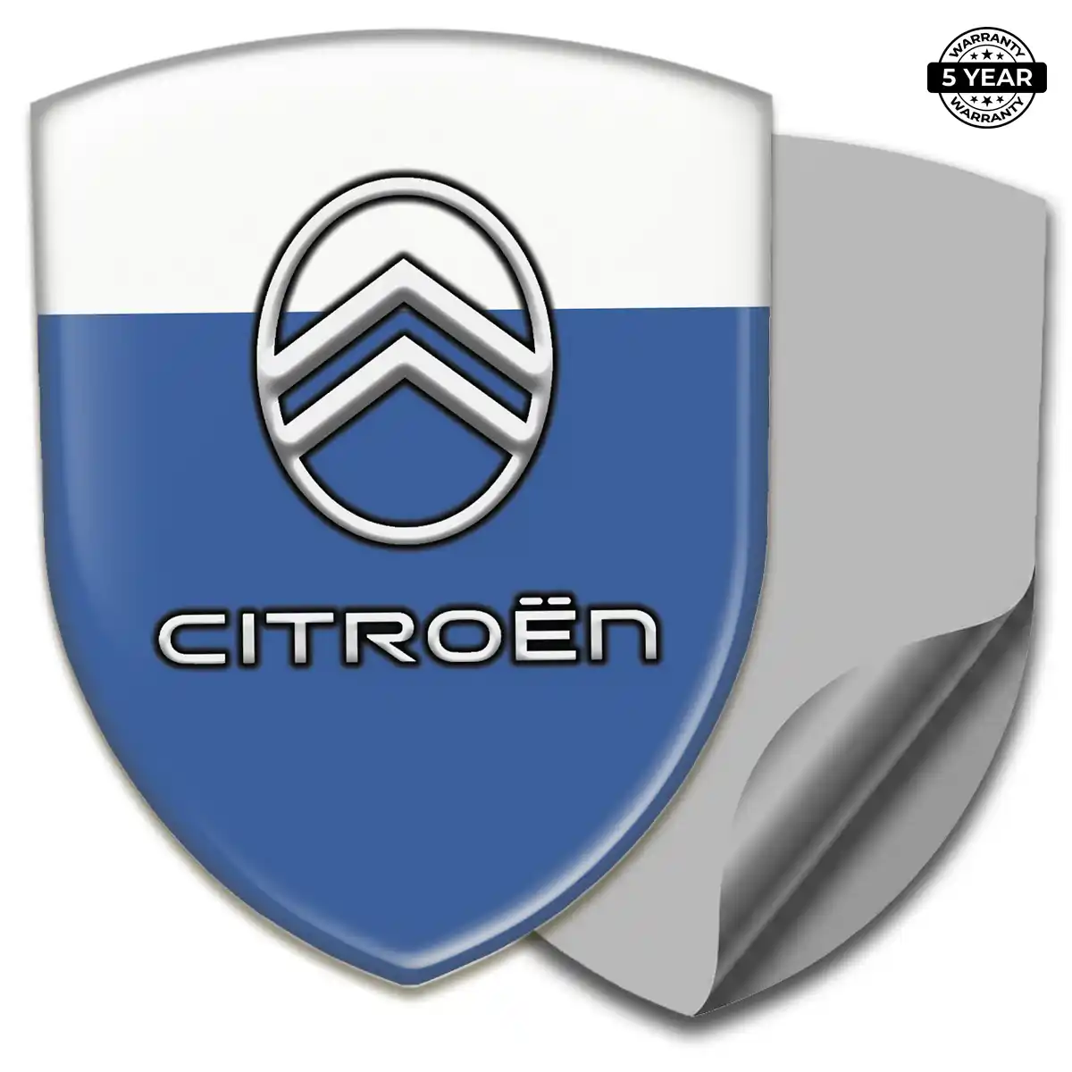 Citroen Resin Badge Sticker Elite Finish