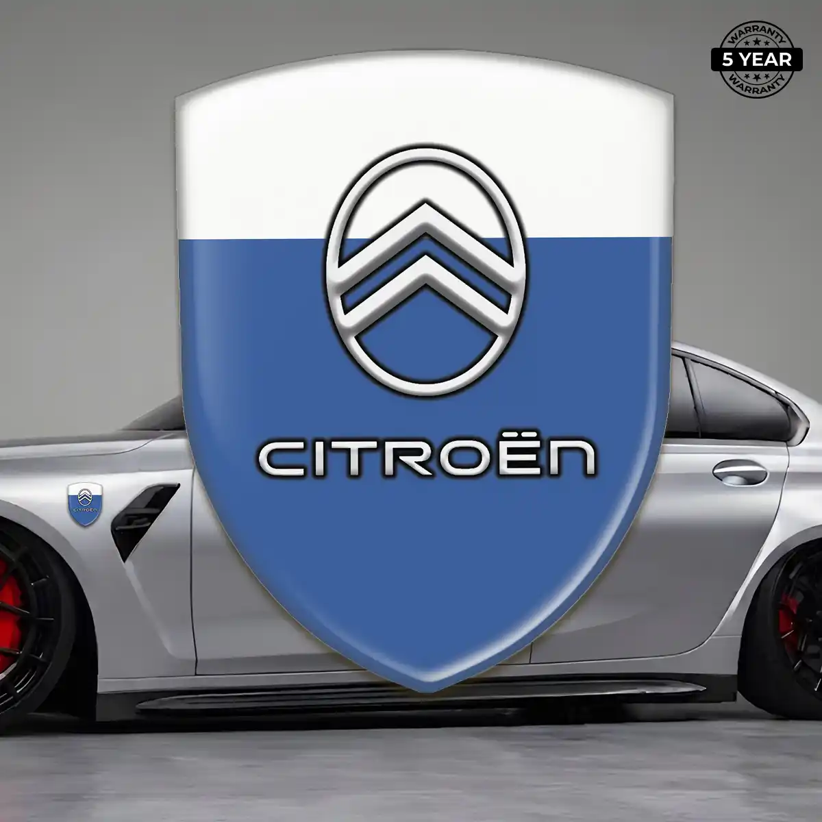 Citroen Resin Badge Sticker Elite Finish