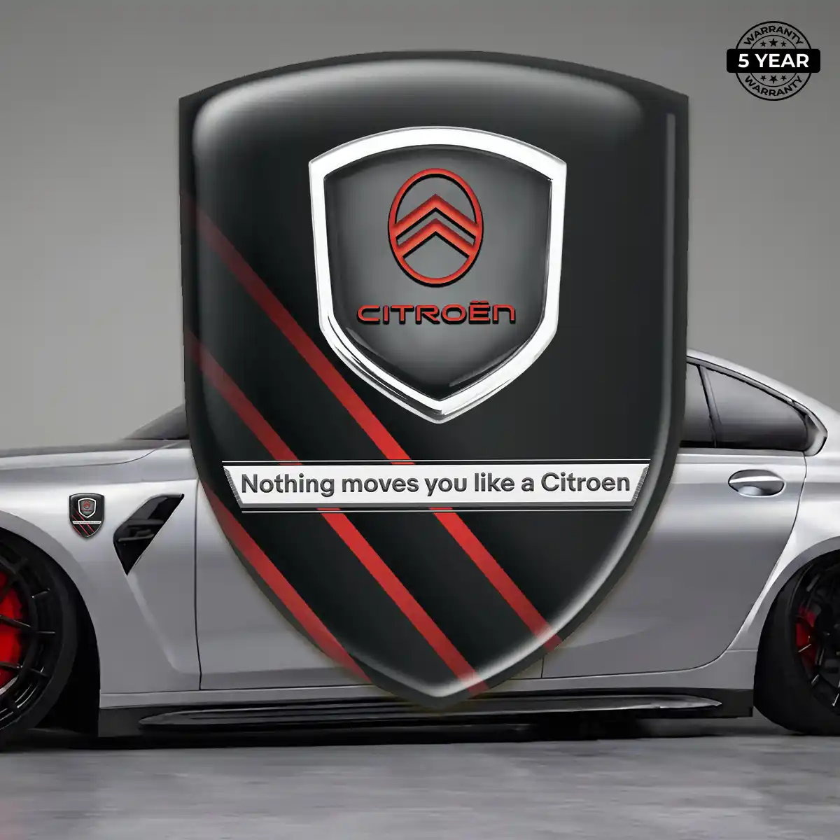 Citroen Resin Badge Sticker Exclusive Series
