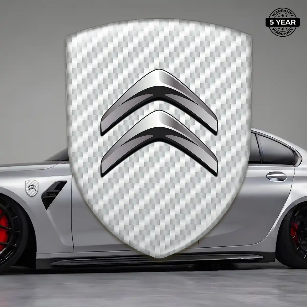 Citroen Resin Badge Sticker Premium Dome
