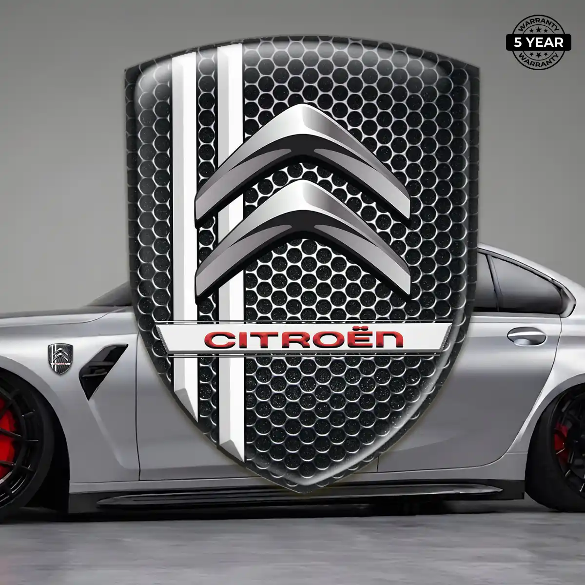 Citroen Resin Domed Sticker Elite Finish