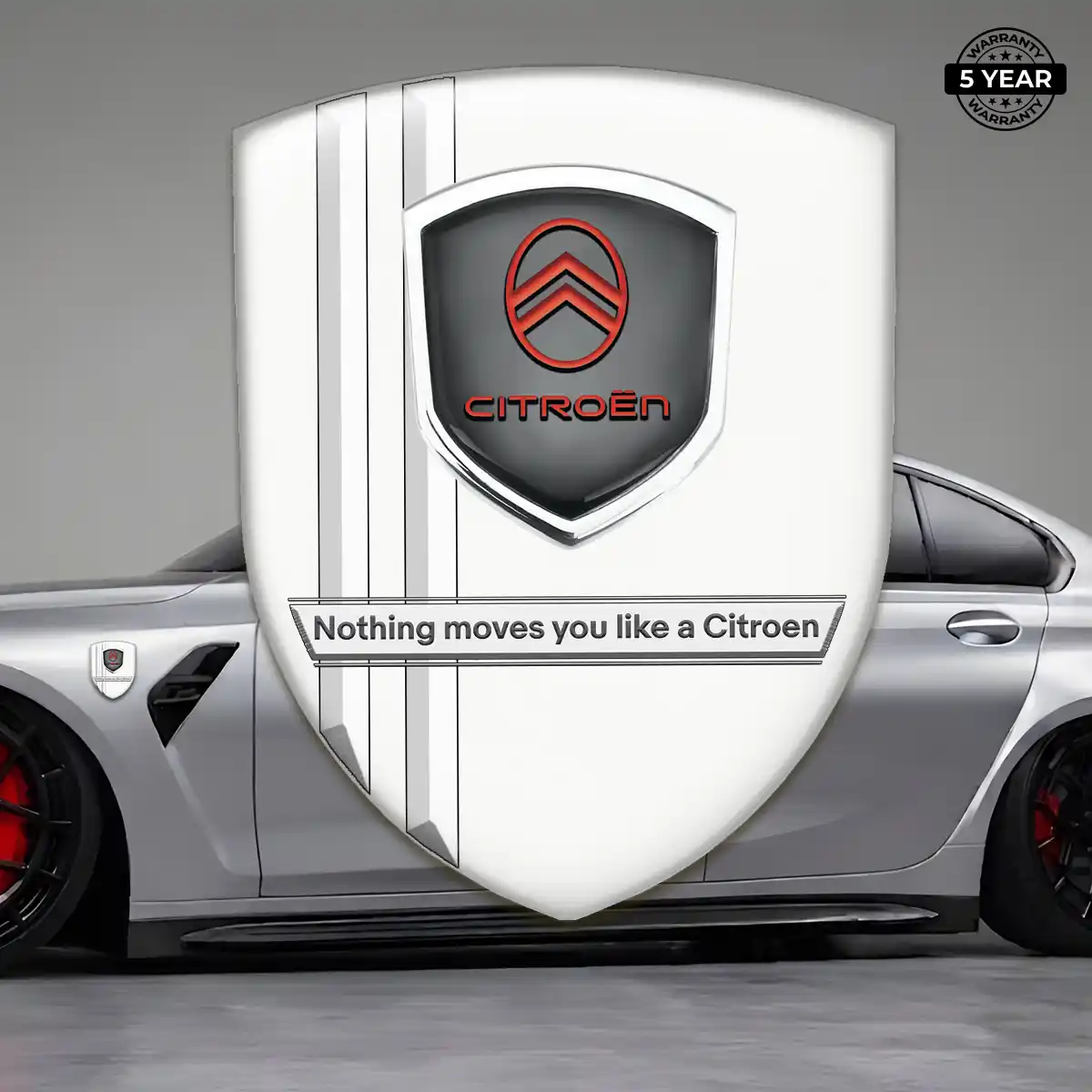 Citroen Resin Domed Sticker Exterior Luxe