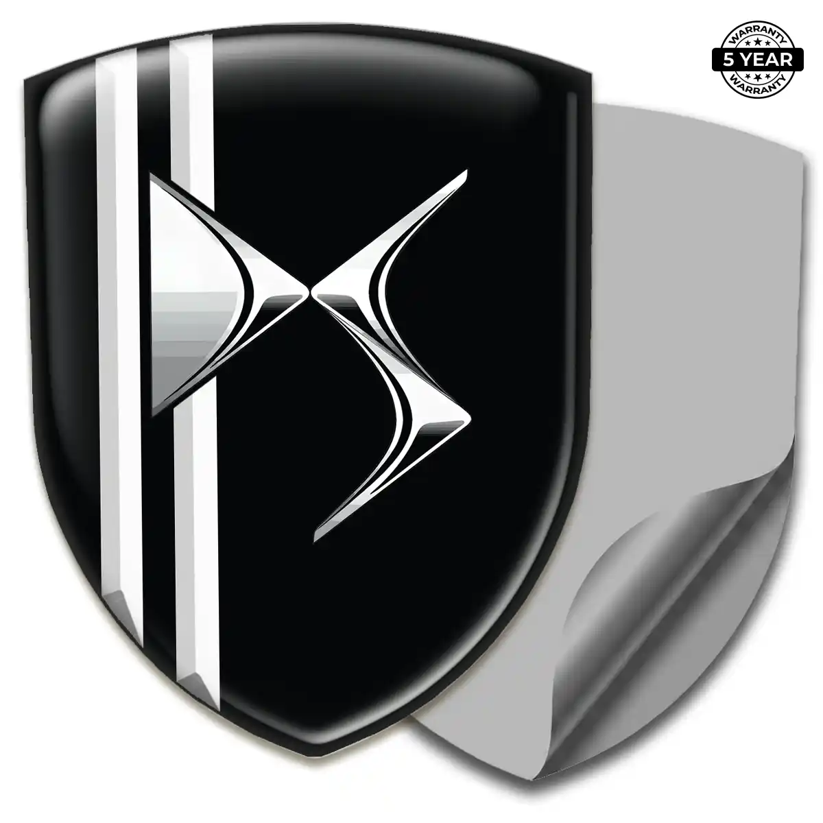 Citroen Resin Domed Sticker Interior Luxe